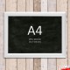 Loop WHITE Cable Hanging Chalkboard Kit