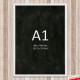 Loop WHITE Cable Hanging Chalkboard Kit