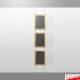 Hanging Chain Suspended Chalkboard Kit (Ceiling-to-Floor)