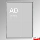 Double-Sided Easel And Frames A2 A1 A0 (Complete Stand)
