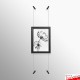 Black Snap Frame & Wall Cables Kit A4