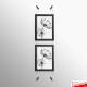 Black Snap Frame & Wall Cables Kit A4