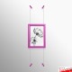 Pink Snap Frame & Wall Cables Kit A4