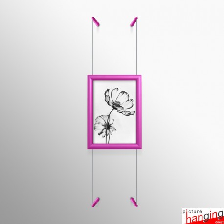 Pink Snap Frame & Wall Cables Kit A4