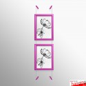 Pink Snap Frame & Wall Cables Kit A4