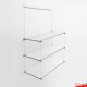 Cliprail Shelving (Glass Shelf & Cables)