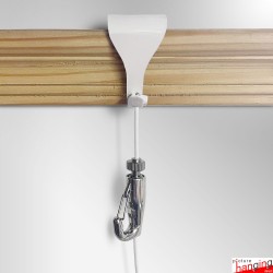 White Moulding & Self-Locking Captain Hook Security Kit