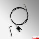 All Black Panel Hanging Kit for Black Urail Ceiling Picture Rail