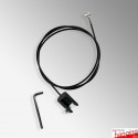 All Black Panel Hanging Kit for Black Urail Ceiling Picture Rail
