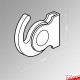Hanging Rod Hook 80kg (4mm)