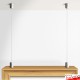 Ceiling-to-Frame Clear Wire Kit (Perlon cord)