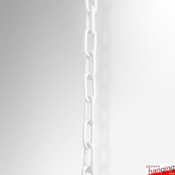 Welded White Steel Chain (Heavy Duty)