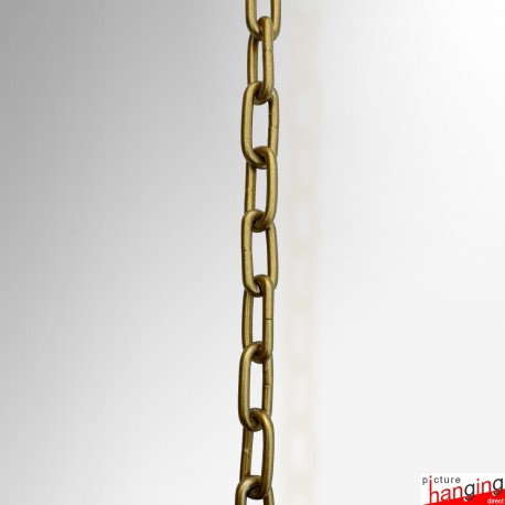Welded Gold Steel Chain (Heavy Duty)