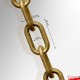 Welded Gold Steel Chain (Heavy Duty)