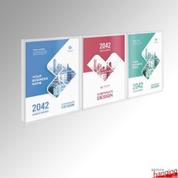 Triple 3A4 Poster Panel, Portrait (3-in-one Pocket)