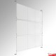 3A4 Acrylic Panel & Cable Kit for Walls (Wall-to-Wall)