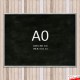GOLD Ceiling Hanging Landscape Chalkboards Kit