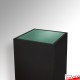 Black Plinth On Wheels (Lockable Castors)