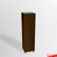 Brown Plinth On Wheels (Lockable Castors)