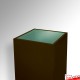 Brown Plinth On Wheels (Lockable Castors)