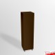 Brown Plinth On Wheels (Lockable Castors)