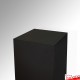 Black Display Plinth (Wood Monolith Stand 1M)