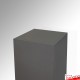 Silver Display Plinth (Wood Monolith Stand 1M)