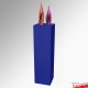 Blue Display Plinth (Wood Monolith Stand 1M)