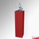 Red Display Plinth (Wood Monolith Stand 1M)