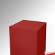 Red Display Plinth (Wood Monolith Stand 1M)