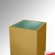 Gold Display Plinth (Wood Monolith Stand 1M)