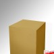 Gold Display Plinth (Wood Monolith Stand 1M)