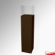 Brown Display Plinth (Wood Monolith Stand 1M)