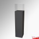 Silver Display Plinth (Wood Monolith Stand 1M)