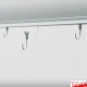 Banner Hanging Kit for Urail Ceiling Picture Rails (Track Included)