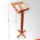 Black Lectern With Frame & Clear Placemat (A4 A3 A2 A1 Branding Display)