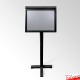 Black Lectern With Frame & Clear Placemat (A4 A3 A2 A1 Branding Display)