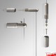 Cable Display Canvas Hanging Kit - Wall-to-Floor Cables & Fittings for Artwork & Signs