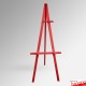 Display Easel With Info Shelf