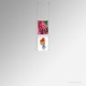 A5 Ready-Made Ceiling Cable Display Kits - Acrylic Pockets & All Fittings for Ceiling-Mounting, Complete System