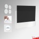 A5 Ready-Made Ceiling Cable Display Kits - Acrylic Pockets & All Fittings for Ceiling-Mounting, Complete System