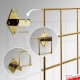Wall-Mounted Gridwall Display - Heavy-Duty Grid Mesh Panel & Wall Brackets