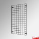 Wall-Mounted Gridwall Display - Heavy-Duty Grid Mesh Panel & Wall Brackets