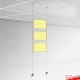 Ceiling Grid Clip Hanger Set - Hang Signs From Suspended Ceilings!