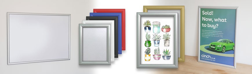 UK Snap Frames&nbsp;- Metal, Acrylic & Wooden Displays, Cases & Pinboards